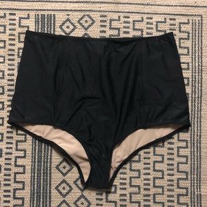 Kortni Jeane High Waisted Black Swim bottoms XL